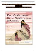 TEST BANK For Maternal Child Nursing Care 3rd Canadian Edition By Keenan Lindsay | Verified Chapter's 1 - 25 Updated 2023| Complete