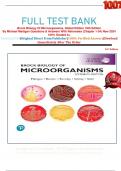 FULL TEST BANK Brock Biology Of Microorganisms, Global Edition 16th Edition By Michael Madigan Questions & Answers With Rationales (Chapter 1-34) New 2024 100% Graded A+