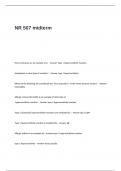 NR 507 midterm Test Questions and Answers