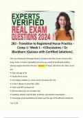 283 - Transition to Registered Nurse Practice - Comp 1/ Week 1 - 4 Discussions / Dr. Blackburn (Quizzes with Certified Solutions).   CRC can metastasize (through blood or lymph) to the liver (most common site), lungs, brain, or bones. Spreading can occur 