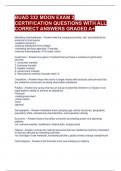 BUAD 332 MOON EXAM 2 CERTIFICATION QUESTIONS WITH ALL CORRECT ANSWERS GRADED A+ 