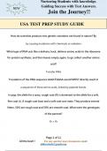 USA TEST PREP STUDY GUIDE