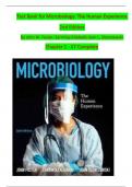 Test Bank for Microbiology: The Human Experience 2nd Edition By John W. Foster; Zarrintaj Aliabadi; Joan L. Slonczewski Chapter 1 - 27 Complete