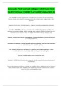 Colorado Pest Control Category 304 State Test  QUESTIONS & CORRECT ANSWERS(GRADED A)