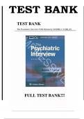 The Psychiatric Interview, 5th Edition by Carlat Comprehensive Test Bank with In-Depth, Expert Answers for 2024