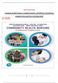 TEST BANK FOR: Community Health Nursing: A Canadian Perspective, 6th Edition by Aliyah Dosani, Josephine Etowa, and Cheryl van Daalen-Smith 