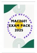 MAC2601 EXAM PACK 2025 (QUESTIONS WITH ANSWERS)