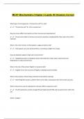 MCAT Biochemistry Chapter 5 Lipids All Answers Correct 