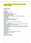 OSCE - DIAGNOSTICS* QUESTIONS AND ANSWERS LATEST UPDATE A+ GRADED