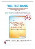 TEST BANK - Advanced Practice Nursing: Essentials for Role Development 5th Edition Lucille A. Joel EdD, APN, FAAN ||All Chapters 1-30