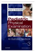 TEST BANK FOR PEDIATRIC PHYSICAL EXAMINATION AN ILLUSTRATED HANDBOOK 3RD EDITION DUDERSTADT All chapters Covered With Complete Solutions Revised Edition 2024 Update