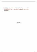 WGU D035 Task 3 Latest Update with complete solution