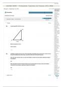 WGU Pre-Assessment: Trigonometry and Precalculus (AFC2) (PABN) Questions and Correct Answers/Latest Update