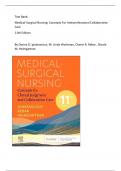 Test Bank: Medical-Surgical Nursing: Concepts For Interprofessional Collaborative Care  11th Edition ,By Donna D. Ignatavicius, M. Linda Workman| All Chapters 1-69| Latest Edition 