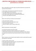 2024 WGU C948 TECHNICAL COMMUNICATION EXAM  QUESTIONS & ANSWERS 