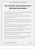 New York Public Vessels Chapter Review 2024 Study Guide Solutions