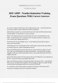 2025 AHIP - Nondiscrimination Training. Exam Questions With Correct Answers