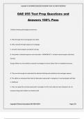 OAE 055 Test Prep Questions and Answers 100% Pass