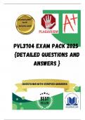 PVL3704 EXAM PACK 2025  {DETAILED QUESTIONS AND ANSWERS }