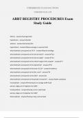 ARRT REGISTRY PROCEDURES Exam Study Guide