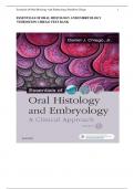 TEST BANK FOR Essentials of Oral Histology and Embryology: A Clinical Approach 5th Edition by Daniel J. Chiego Jr All Chapters Verified |9780323497251| Complete A+ Guide