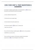 CON 1100V UNIT 3- TEST QUESTIONS &  ANSWERS 