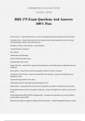 BHS 175 Exam Questions And Answers 100% Pass