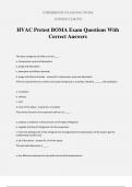 HVAC Pretest BOMA Exam Questions With Correct Answers