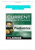 Test Banks For CURRENT Diagnosis & Treatment Pediatrics 26th Edition by Maya Bunik; William W. Hay, 9781264269983, Chapter 1-46 Complete Guide/ Latest 2024-2025