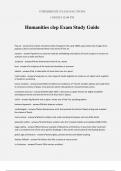 Humanities clep Exam Study Guide