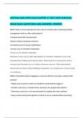  ASTHMA AND COPD EAQ CHAPTER 27 IGGY MED-SURGICAL BOOK EXAM QUESTIONS AND ANSWERS VERIFIED