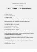 CREST CPSA 4, CPSA 5 Study Guide.