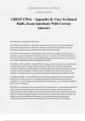 CREST CPSA - Appendix B: Core Technical Skills. Exam Questions With Correct Answers