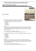 Physical Examination and Health Assessment 3th Edition Test Bank by Jarvis, Carolyn