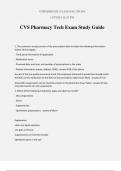 CVS Pharmacy Tech Exam Study Guide