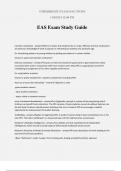 EAS Exam Study Guide