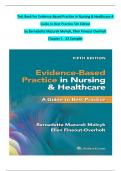 TEST BANK For Evidence-Based Practice in Nursing & Healthcare A Guide to Best Practice 5th Edition by Bernadette Mazurek Melnyk, Ellen Fineout-Overholt, Chapters 1 - 23, Complete Newest Version