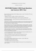 EDST2000 Module 4 2024 Exam Questions And Answers 100% Pass