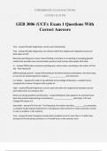 GEB 3006 (UCF): Exam 1 Questions With Correct Answers