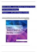 Test Bank for Lewis Medical Surgical Nursing 12th Edition by Mariann M. Harding, Jeffrey Kwong, Debra Hagler All Chapters Covered (Chapters 1 to 69) Correct Answers