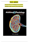 Test Bank For Exploring Anatomy & Physiology in the Laboratory 4th Edition by Erin Amerman All 1-29 Chapters Covered ,Latest Edition, ISBN:9781640433984