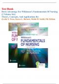 Full Test Bank Davis Advantage For Wilkinson's Fundamentals Of Nursing (2 Volume Set): Theory, Concepts, And Applications By: (Leslie S. Treas, Karen L. Barnett, Mable H. Smith) 5th Edition ||COMPLETE GUIDE||ANSWER KEY