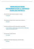 NEWFANGLED BOMA  INSTRUMENTATION & CONTROLS  EXAM 2025 RATED A+