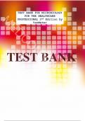 Test Bank for Microbiology for the Healthcare Professionals 2nd Edition by VanMeter