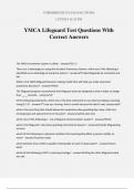 YMCA Lifeguard Test Questions With Correct Answers