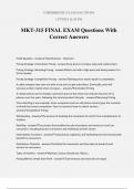 MKT-315 FINAL EXAM Questions With Correct Answers