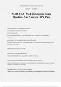 NURS 5463 - Mod 4 Endocrine Exam Questions And Answers 100% Pass