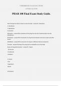 PHAR 100 Final Exam Study Guide.