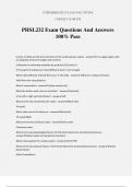 PHSL232 Exam Questions And Answers 100% Pass