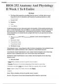 BIOS 252 Anatomy And Physiology II Week 1 To 8 Entire1. The finger-like projections extending from the neuron’s cell body that are most frequently the site of stimulation and formation of graded potentials are called . a. Synaptic Cleft b. Dendrites c. Ax